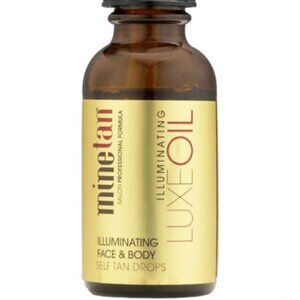 MineTan Illuminating LuxeOil Self Tan Drops for Face & Body 0.8 oz